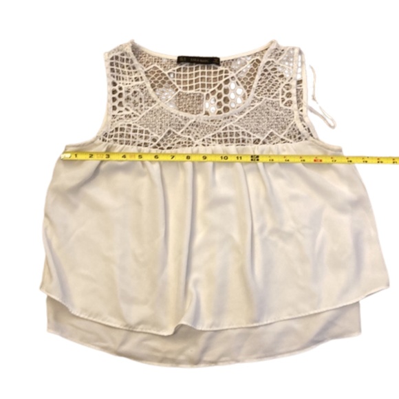 ZARA blouse sleeveless lace layered - Picture 11 of 11